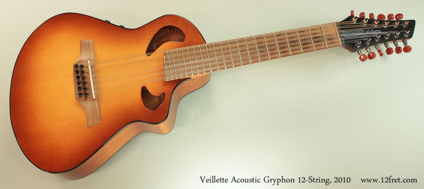 Veillette Acoustic Gryphon 12-String, 2010 Full Front View