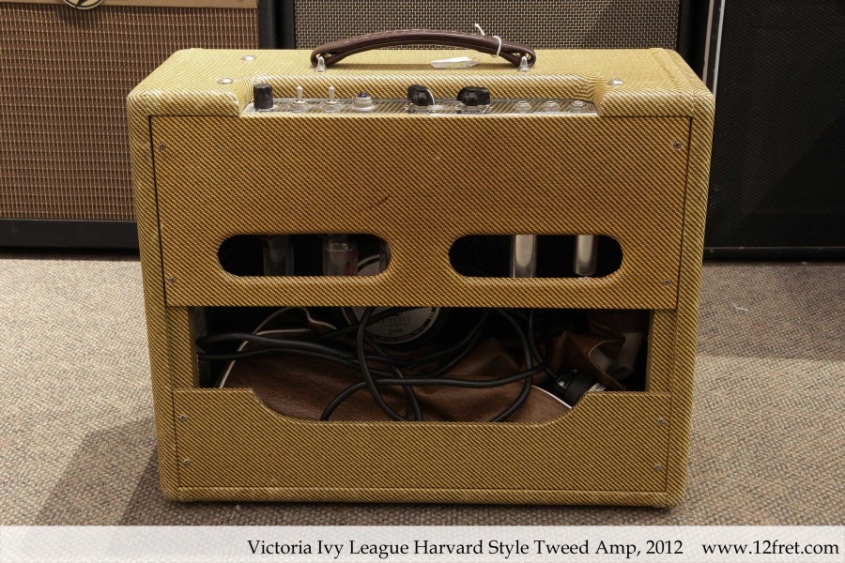 Victoria Ivy League Harvard Style Tweed Amp, 2012 Full Rear View
