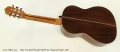 Otto Vowinkel Picado Model 2a Classical Guitar, 2017 Full Rear View