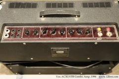 Vox AC30/6TB Combo Amp, 1994 Control Panel View