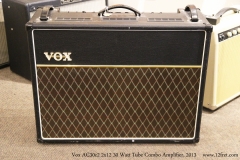 Vox AC30c2 2x12 30 Watt Tube Combo Amplifier, 2013  Full Front View