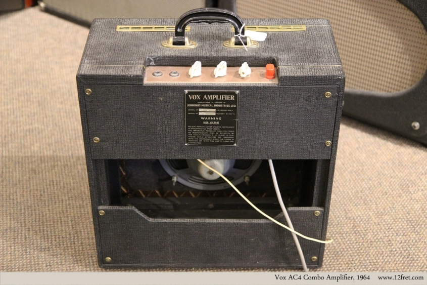 Vox AC4 Combo Amplifier, 1964   Full Rear View