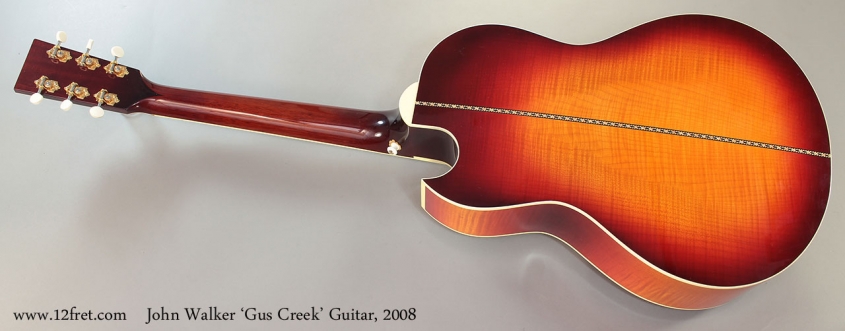 John Walker 'Gus Creek' Guitar, 2008 Full Rear View