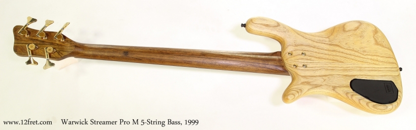 Warwick Streamer Pro M 5-String Bass, 1999 Full Rear View