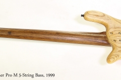 Warwick Streamer Pro M 5-String Bass, 1999 Full Rear View