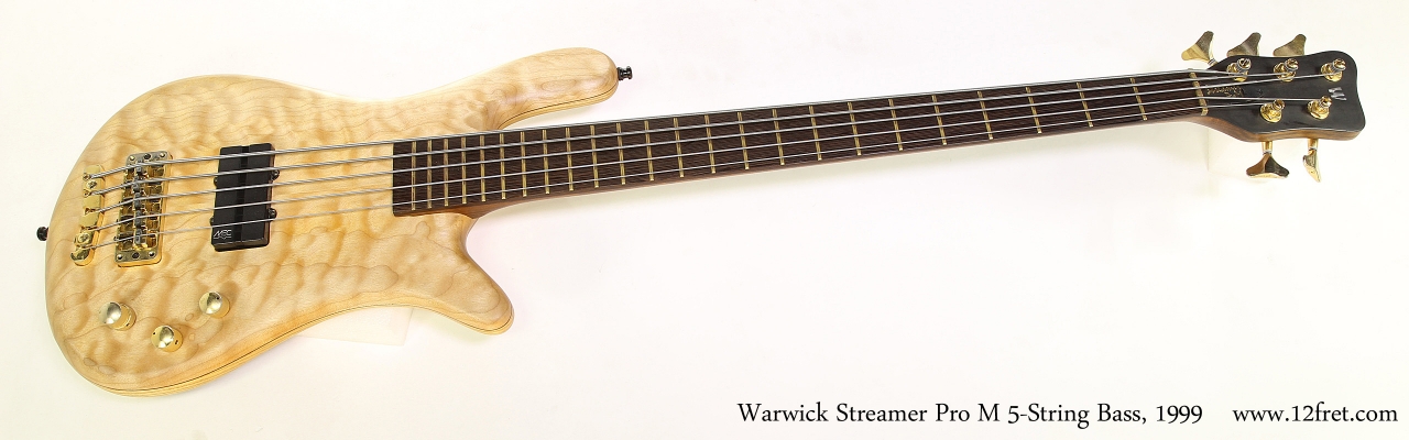 Warwick Streamer Pro M 5-String Bass, 1999  Full Front View