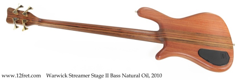 Warwick Streamer Stage II Bass Natural Oil, 2010 Full Rear View