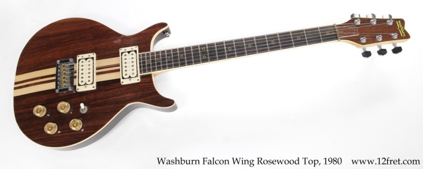 Washburn Falcon Wing Rosewood Top, 1980 Full Front View