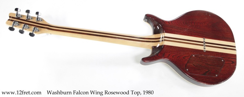 Washburn Falcon Wing Rosewood Top, 1980 Full Rear View