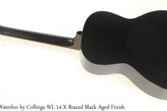 Waterloo WL 14 X Braced Black Aged Finish Full Rear View