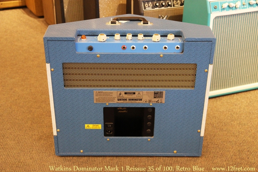 Watkins Dominator Mark 1 Reissue 35 of 100, Retro Blue Full Rear View