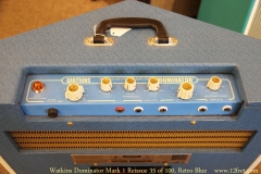 Watkins Dominator Mark 1 Reissue 35 of 100, Retro Blue Control View