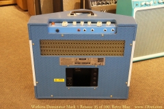 Watkins Dominator Mark 1 Reissue 35 of 100, Retro Blue Full Rear View