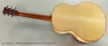 Webber Roundbody Steel String Acoustic Guitar, 2012 Full Rear View