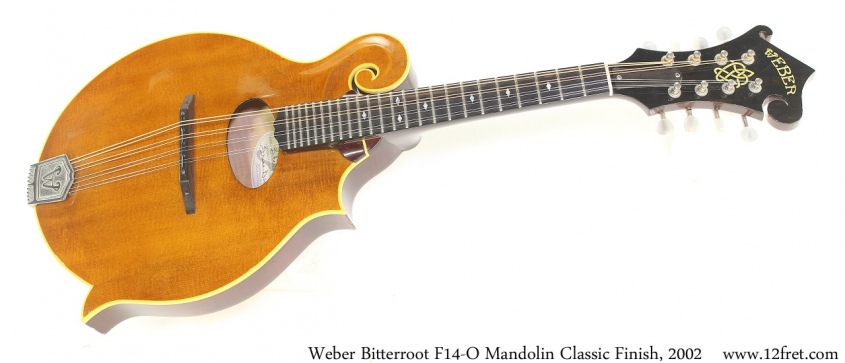 Weber Bitterroot F14-O Mandolin Classic Finish, 2002 Full Front View