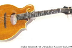 Weber Bitterroot F14-O Mandolin Classic Finish, 2002 Full Front View