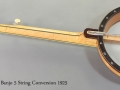 Weymann Banjo 5 String Conversion 1925 full rear resonator off