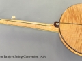 Weymann Banjo 5 String Conversion 1925 full rear resonator on