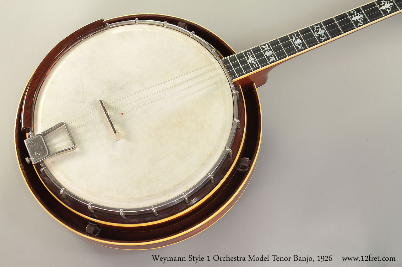 Weymann Style 1 Orchestra Model Tenor Banjo, 1926 top