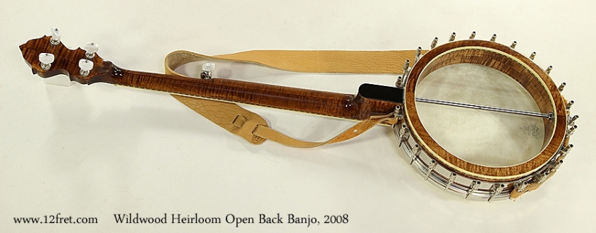 Wildwood Heirloom Open Back 5-String Banjo, 2008 Full Rear View