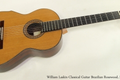 William Laskin Classical Guitar, 2001   Full Front View