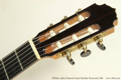 William Laskin Classical Guitar, 2001  Head Front View