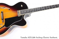 Yamaha AEX1500 Archtop Electric Sunburst,  1995 Full Front View