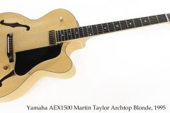 Yamaha AEX1500 Martin Taylor Archtop Blonde, 1995 Full Front View