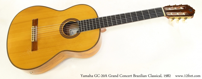 Yamaha GC-20A Grand Concert Brazilian Classical, 1982   Full Front View