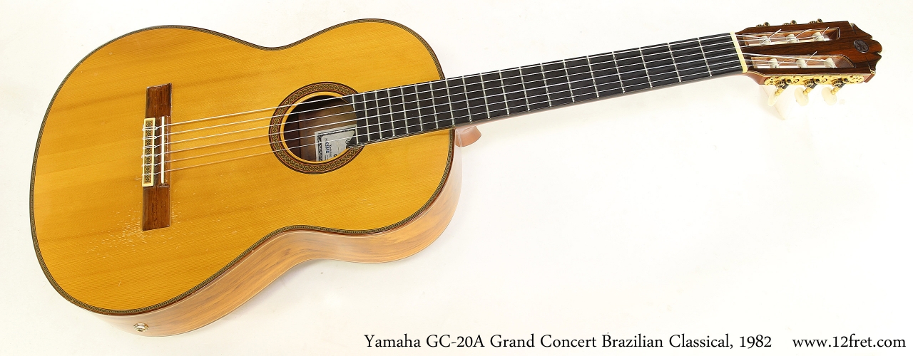 Yamaha GC20A Grand Concert Brazilian Classical, 1982 | www.12fret.com
