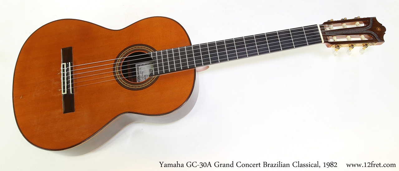 Yamaha GC30A Grand Concert Brazilian Classical, 1982 | www.12fret.com