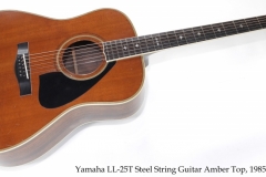 Yamaha LL-25T Steel String Guitar Amber Top, 1985 Full Front View