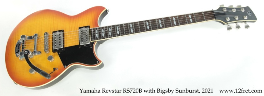 Yamaha Revstar RS720B with Bigsby Sunburst, 2021 Full Front View