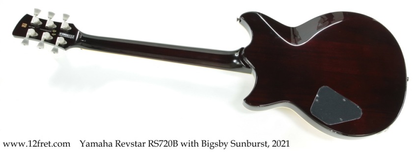 Yamaha Revstar RS720B with Bigsby Sunburst, 2021 Full Rear View