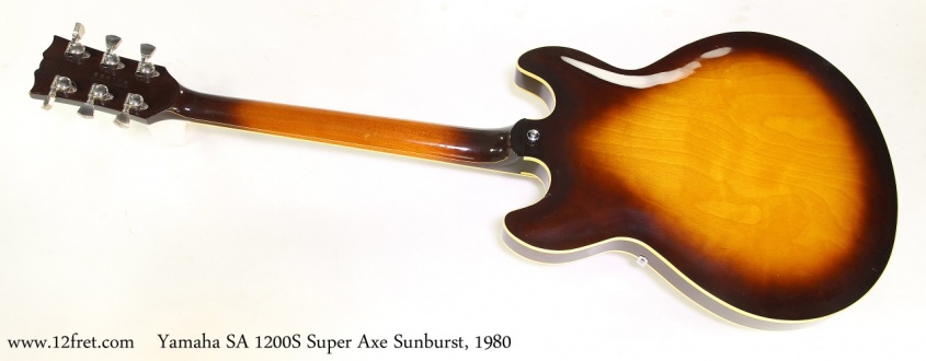 Yamaha SA 1200S Super Axe Sunburst, 1980 Full Rear View