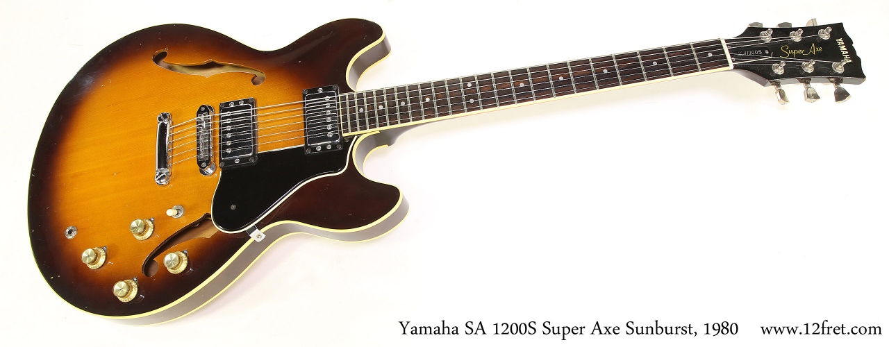 Yamaha SA 1200S Super Axe Sunburst, 1980 | www.12fret.com