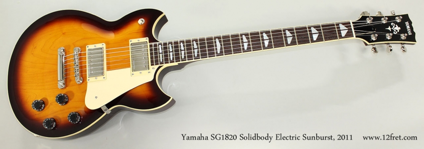 Yamaha SG1820 Solidbody Electric Sunburst, 2011 Full Front View