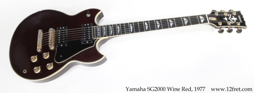 Yamaha SG2000 Wine Red, 1977 Full Front View