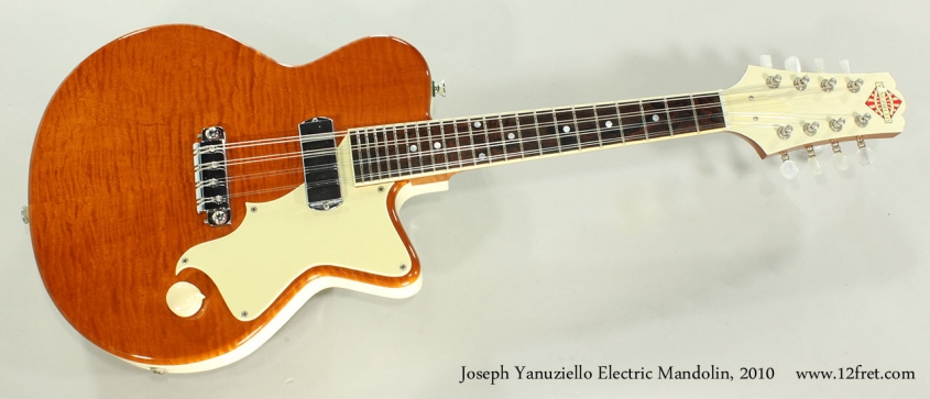 Joseph Yanuziello Electric Mandolin, 2010 Full Front View