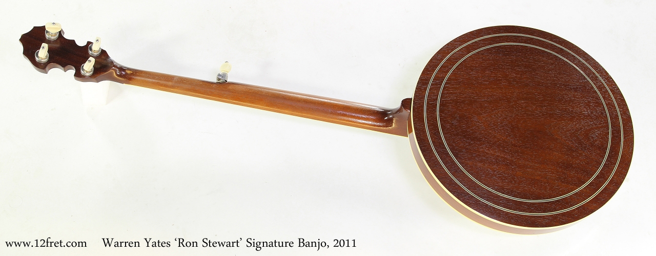Warren Yates 'Ron Stewart' Signature Banjo, 2011  Full Rear View