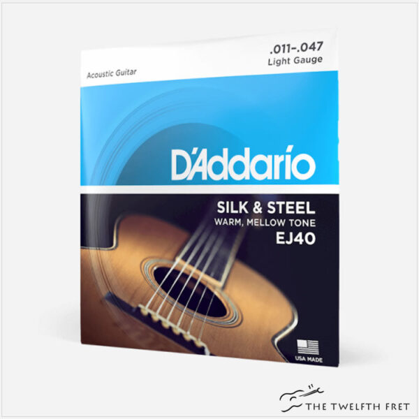 D'Addario Acoustic Guitar Silk & Steel Strings - The Twelfth Fret