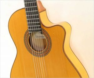 ❌SOLD❌  Alhambra 7FS CT E2 Thinline Cutaway Flamenco Guitar Natural, 2010