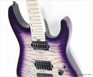 SOLD Charvel DK24 HH Quilted Maple PurpleBurst, 2018