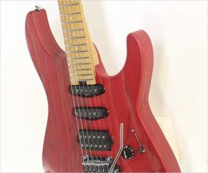 Charvel ProMod DK24 HSS 2PT CM Ash Satin Red Shop Worn