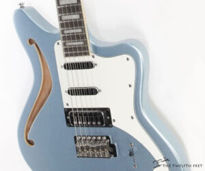 SOLD D'Angelico Premier Bedford SH Metallic Blue, 2021