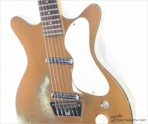 ❌SOLD❌ Danelectro 3022 DC2 Thinline Electric Bronze, 1959