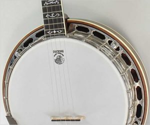 Deering Golden Wreath Banjo in Walnut