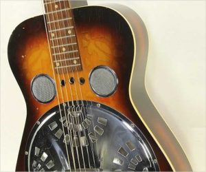 ❌SOLD❌ Dobro Model 66S Squareneck OMI Sandblast Sunburst, 1975