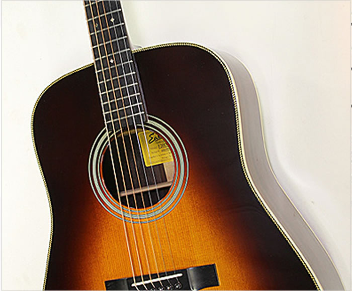 Eastman E20D SB Dreadnought Steel String Guitar Sunburst 2005