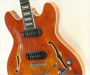 SOLD!!! Eastman T64V P90 Bigsby Thinline Hollowbody, Amber Antique Varnish